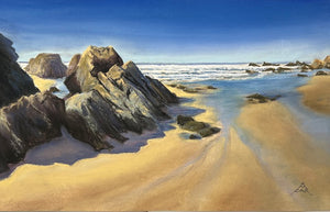 "Rocks at Low Tide"