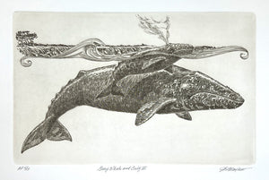 "Gray Whale & Calf III"