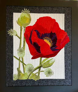 "Red Bursting Poppy" ~ SOLD