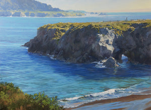 "Calm Afternoon at Mendocino Point"