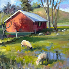 Load image into Gallery viewer, &quot;Sheep and Puddles&quot;

