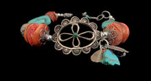 Load image into Gallery viewer, &quot;Turquoise &amp; Spiny Oyster Bracelet&quot;
