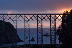 "Albion Bridge at Sunset"