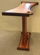 Load image into Gallery viewer, &quot;Acacia &amp; Silver Maple Table with Walnut Accents&quot; ~ SOLD
