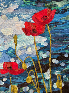 "River Red Poppies" ~ SOLD