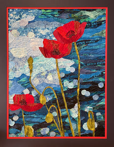"River Red Poppies" ~ SOLD
