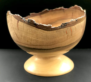 "Live Edge Footed Bowl"