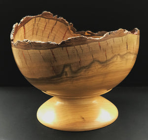 "Live Edge Footed Bowl"