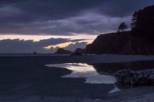 "Stormy Evening, Navarro Beach"