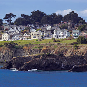 "Sunny Spring Day, Mendocino"